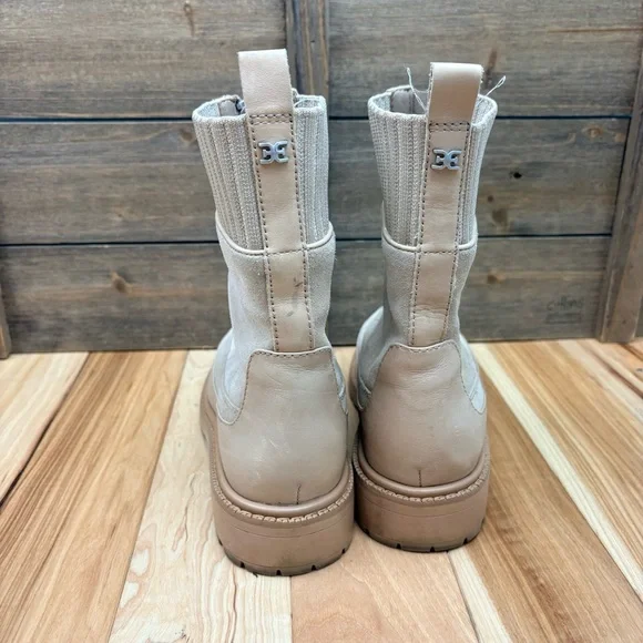 Women's Beige Ankle Boots - Picture 5 of 16